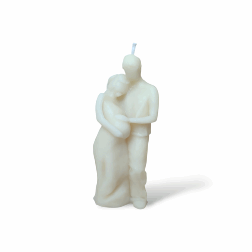 Ciąża - biała świeca wizerunkowa